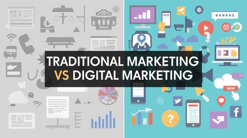 Traditional Marketing vs Digital Marketing
